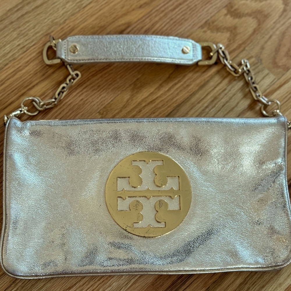Tory Burch Gold Shoulder Bag